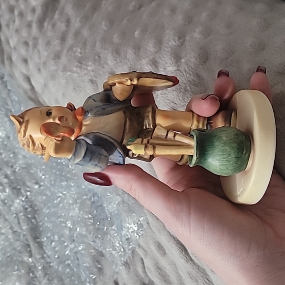 Vintage goebel Hummel artist with easel 2 piece set 304 1955 rare - Picture 9 of 17